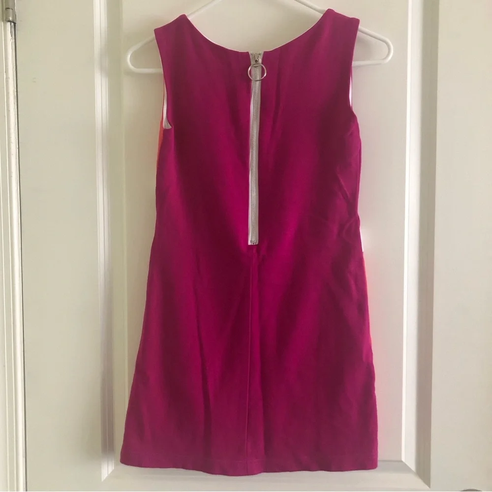 ZOE LTD Girls Pink Colorblock Dress Size 12 - Picture 2 of 6